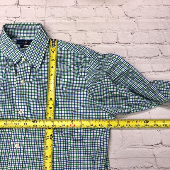 Ralph Lauren Men Long Sleeve Button Up Shirt Size Small Plaid Stretch B262 -23 - Picture 4 of 14
